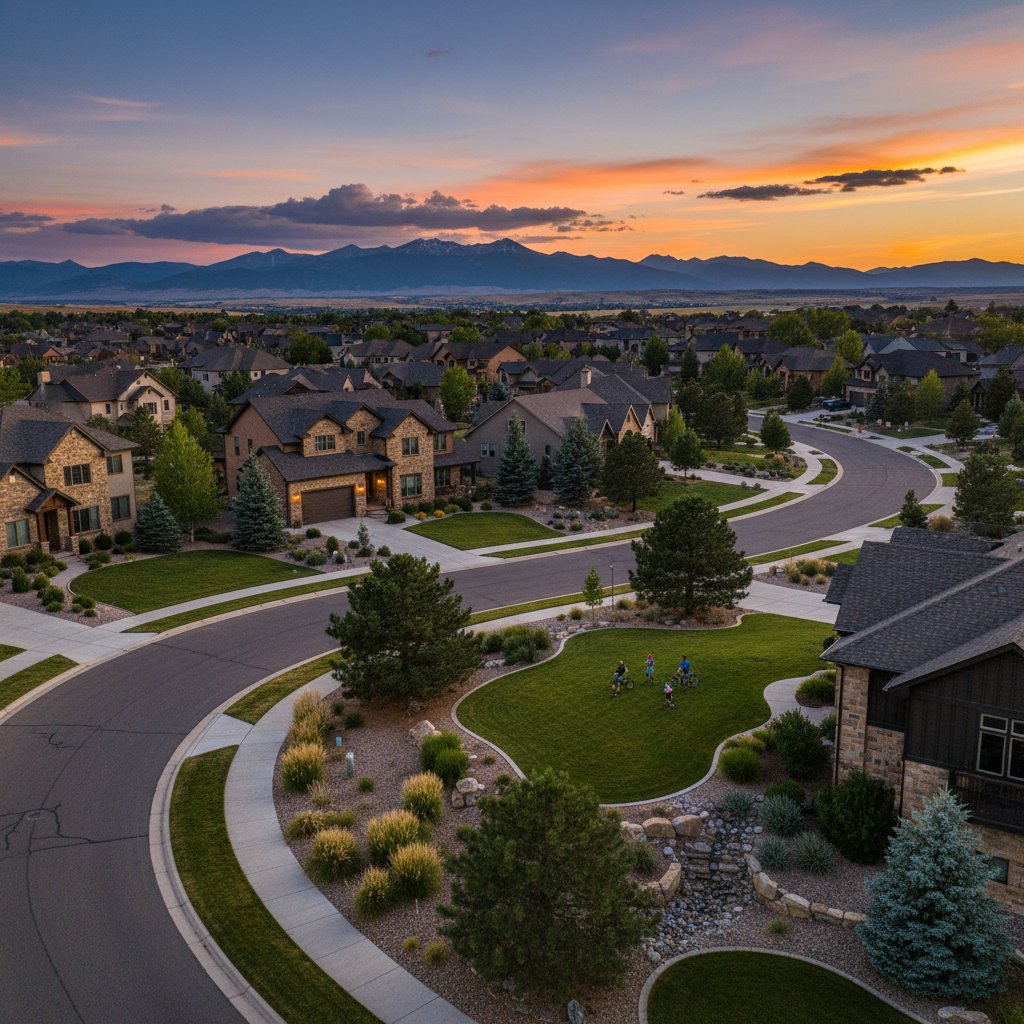 Established two-story home in Stroh Ranch near Parker, Colorado